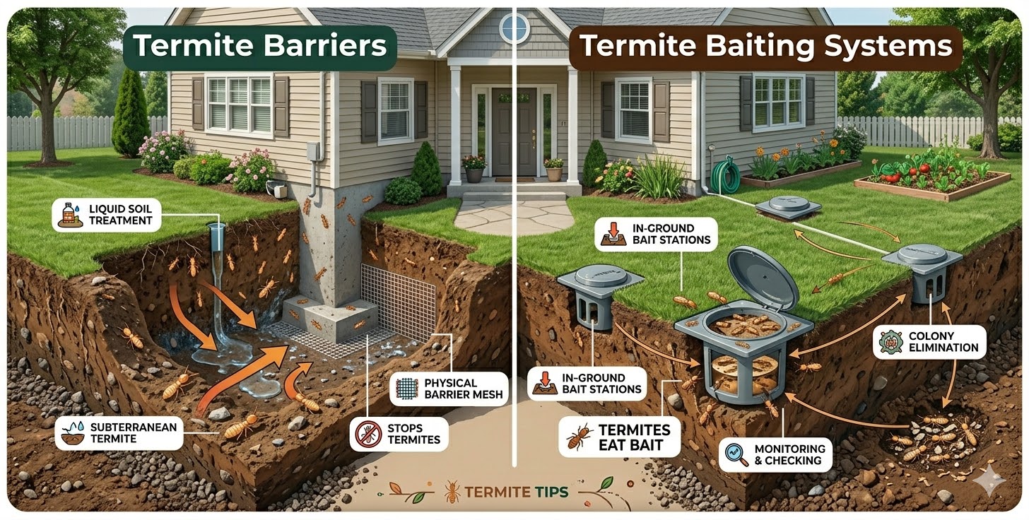 Termite Barriers vs Baiting Systems: A Complete Guide for Inner West Sydney